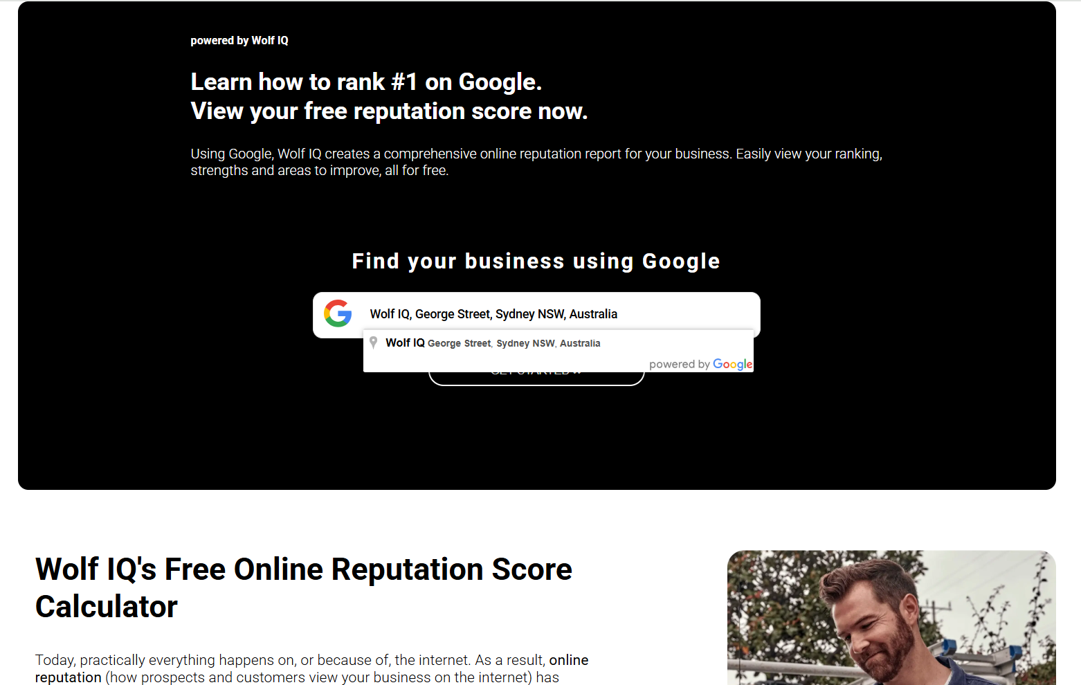 Online Business Reputation Grader Tool Image